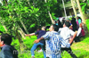 Villagers hurl stones at wind break-wall construction  workers at MRPL�s coke yard